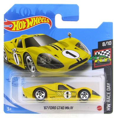 Hot Wheels 2021 Hw Race Day 8/10 67 Ford Gt40 Mk.Iv Sarı