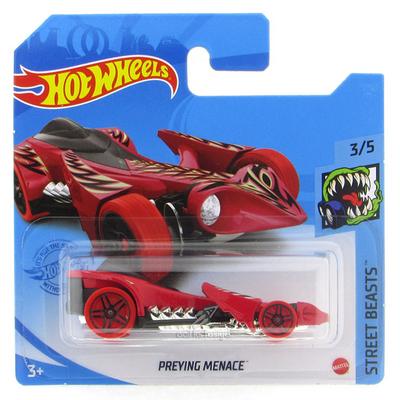 Hot Wheels 2021 Street Beasts 3/5 Preying Menace Kırmızı