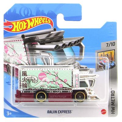 Hot Wheels 2021 Hw Metro 7/10 Raijin Express Yeşil