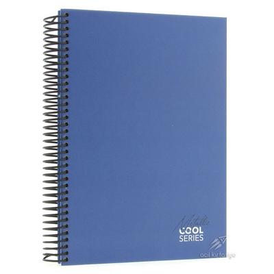 Mikro Sert Kapak Sp Defter 17X24cm 120 Yp Çizgili Cool Metallic Mavi