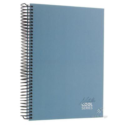 Mikro Sert Kapak Sp Defter 17X24cm 120 Yp Çizgili Cool Metallic Turkuaz