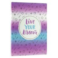 Taros Sert Kapak Defter 17X24 5038 Çizgisiz Live Your Dream