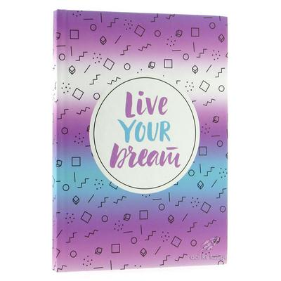 Taros Sert Kapak Defter 17X24 5038 Çizgisiz Live Your Dream