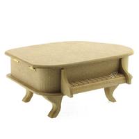 Ahşap Mdf Obje Takı Kutusu Piyano