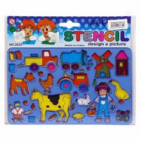 Plastik Stencil Şablon Boyama