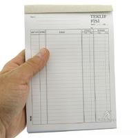 Ulaş Teklif Fişi 2/50 Otocopili 2 Nüsha (1 Asıl 1 Kopya)