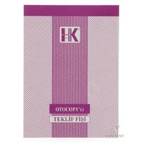 Ulaş Teklif Fişi 2/50 Otocopili 2 Nüsha (1 Asıl 1 Kopya)