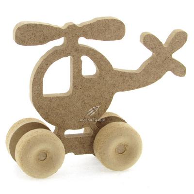 Magic Art Ahşap Mdf Obje Oy00 Oyuncak Helikopter