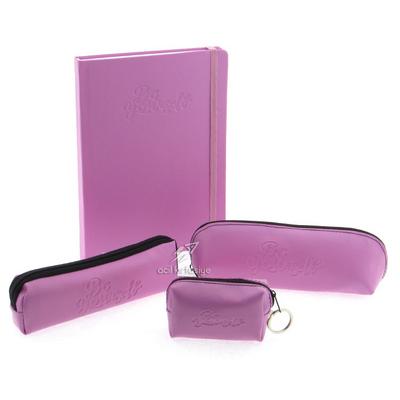 Liz Defter, Makyaj, Kalem Ve Bozuk Para Çantası Seti Be Yourself Pastel Pembe