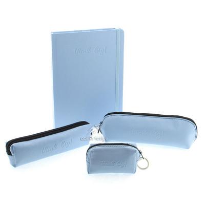 Liz Defter, Makyaj, Kalem Ve Bozuk Para Çantası Seti Think Big Pastel Mavi