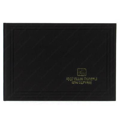 Ulaş İşçi Yıllık Ücretli İzin Defteri 96 Yaprak Ciltli