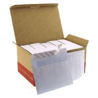 Mektup Zarfı 11,4X16.2 70Gr Beyaz 500'Lü Paket Silikonlu