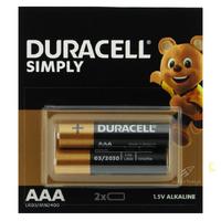 Duracell Aaa İnce Kalem Pil 2'Li Paket