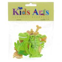 Kids Arts Şekilli Eva 3D Yapışkanlı My-50427 Dinazor