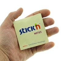 Hopax Stıck'n Yapışkanlı Not Kağıdı 76X76mm Pastel Sarı