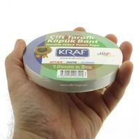 Kraf Çift Taraflı Köpük Bant 5Mx15mm