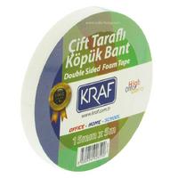 Kraf Çift Taraflı Köpük Bant 5Mx15mm