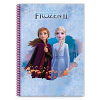 Frozen 2 Spiralli Defter A4 Büyük 80 Yaprak Çizgili 02
