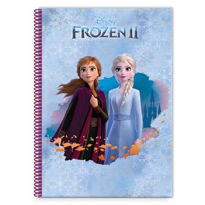 Frozen 2 Spiralli Defter A4 Büyük 80 Yaprak Kareli 02