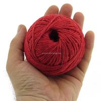 Renkli Jüt İp / Kırnap 100Gr Kırmızı