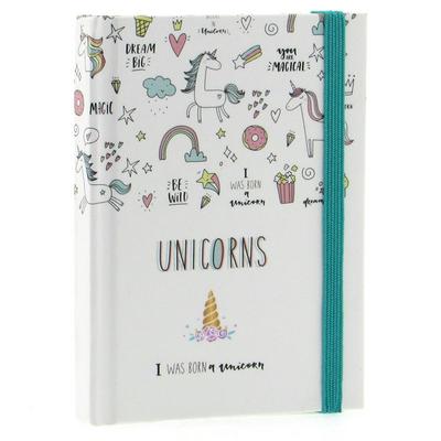 Liz Ofs121k Lastikli Not Defteri 8X11cm 96 Yp Kareli Unicorns