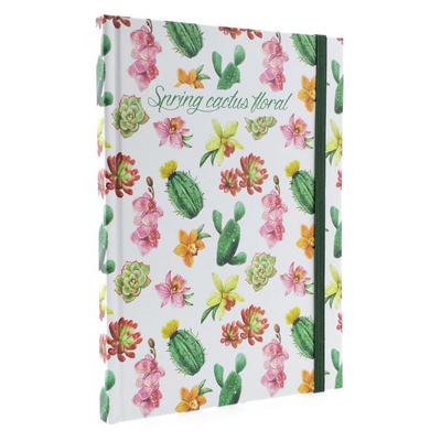 Liz Ofs129 Lastikli Defter 14X20cm Kareli Cactus