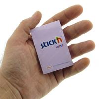 Hopax Stıck'n Yapışkanlı Not Kağıdı 76X51mm Pastel Lila