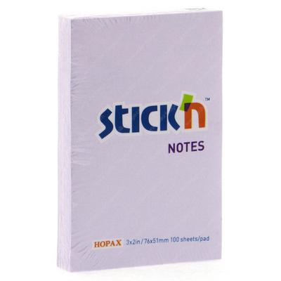 Hopax Stıck'n Yapışkanlı Not Kağıdı 76X51mm Pastel Lila