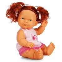 Nil Bebek 23Cm Kızıl Saçlı Pembe Elbiseli