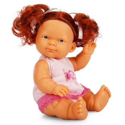 Nil Bebek 23Cm Kızıl Saçlı Pembe Elbiseli