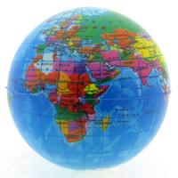 Sünger Top Stres Topu Dünya Modeli 6Cm