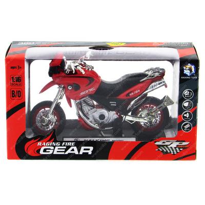 Racing Fire Gear Hx784 Kutulu Motorsiklet Sesli Işıklı Kırmızı