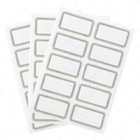 Keskin Color Tek Renk Okul Etiketi 3'Lü Paket Gümüş