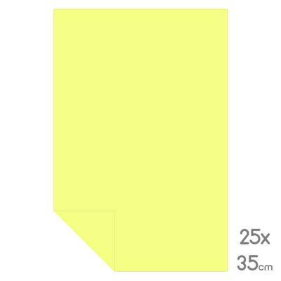 Lüks Fon Kartonu Çeyrek Boy 25X35 160Gr Açık Sarı