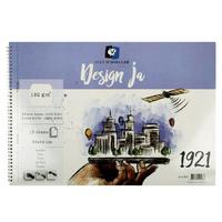 Alex Schoeller Design Ja 35X50 İnce Grenli Resim Defteri 180Gr 15 Yaprak