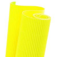 Oluklu Karton 50X70cm Neon Sarı