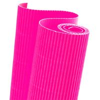 Oluklu Karton 50X70cm Neon Pembe
