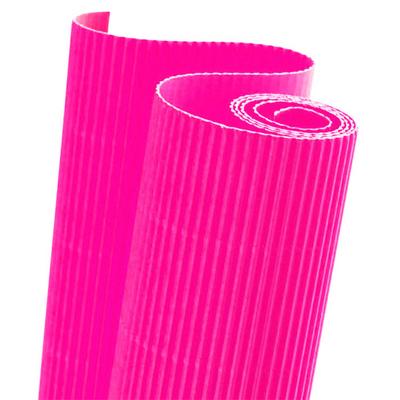 Oluklu Karton 50X70cm Neon Pembe