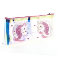 Taros 4240 Metalik Kabartmalı Kalem Çantası Unicorn