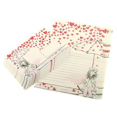 Ivory Mektup Kağıdı Zarf Set 10'Lu Umbrella
