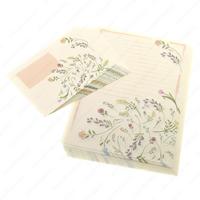 Ivory Mektup Kağıdı Zarf Set 10'Lu Flower