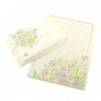 Ivory Mektup Kağıdı Zarf Set 10'Lu Flower Toon