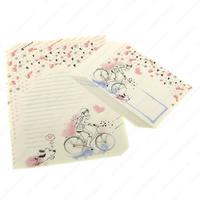 Ivory Mektup Kağıdı Zarf Set 10'Lu Bike