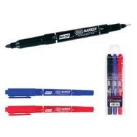 Aihao Ah-319 Çift Uçlu Permanent Asetat Kalemi 3'Lü Paket