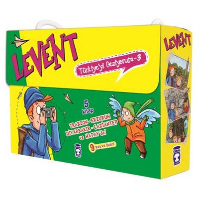 Timaş - Levent Türkiye'yi Geziyorum-3 5 Kitap Set