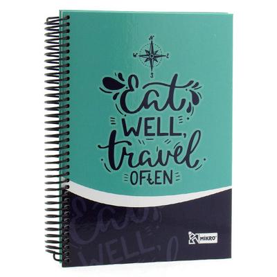 Mikro Sert Kapak Spiralli Defter 17X24cm 120 Yaprak Kareli Eat