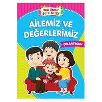 Okul Öncesi Çıkartmalı Boyama Kitabı Ailemiz Ve Değerlerimiz