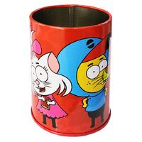 Kral Şakir Ks-378 Metal Masaüstü Kalemlik Kırmızı