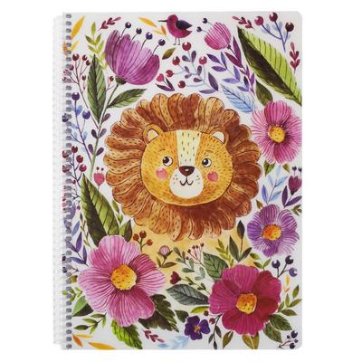 Animals Pp. Sp. Defter A4 80 Yaprak Kareli Lion