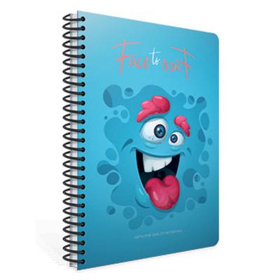 Face To Face Spiralli Defter A4 Büyük 80 Yaprak Kareli Blue